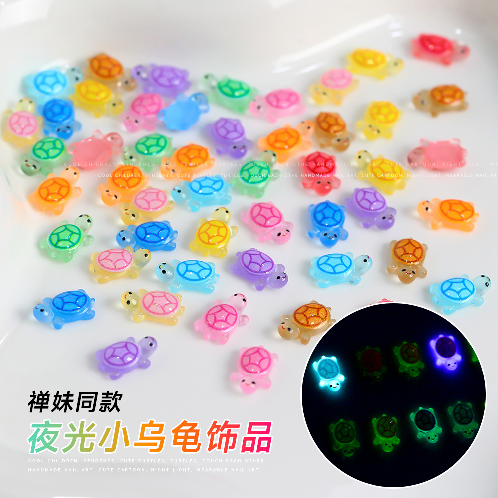 3D Printing Epoxy Resin - 20pcs Aksesoris Hiasan Kuku Mini Turtle