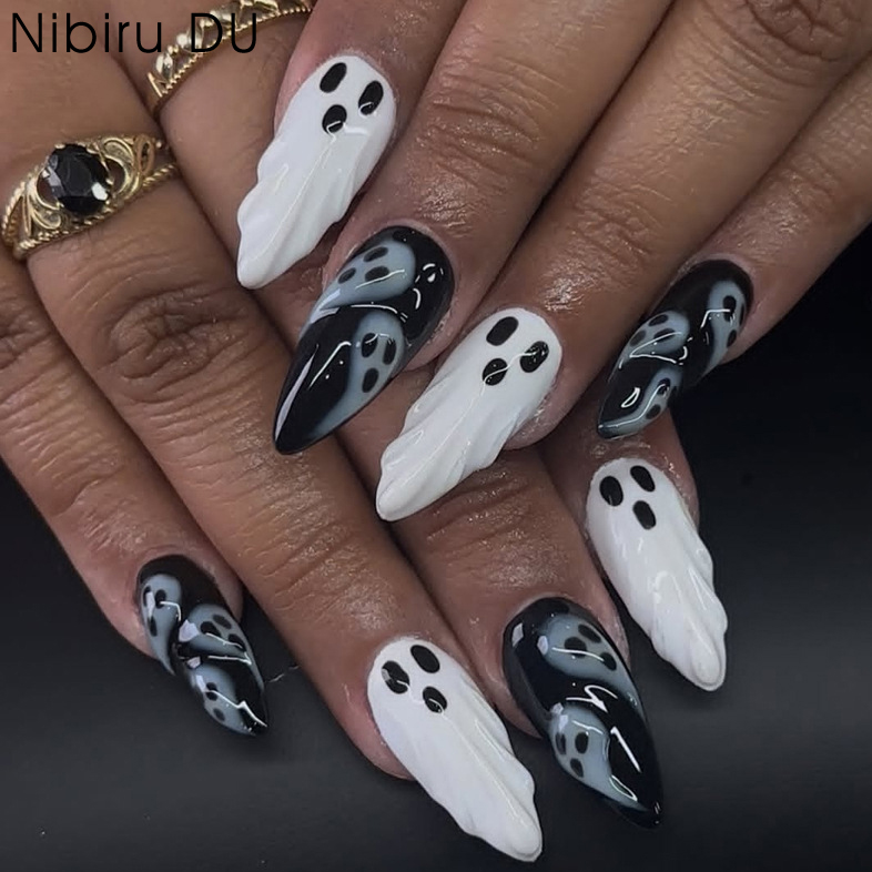 3D Printing Nails - 30 pcs Kuku Palsu Bentuk Almond