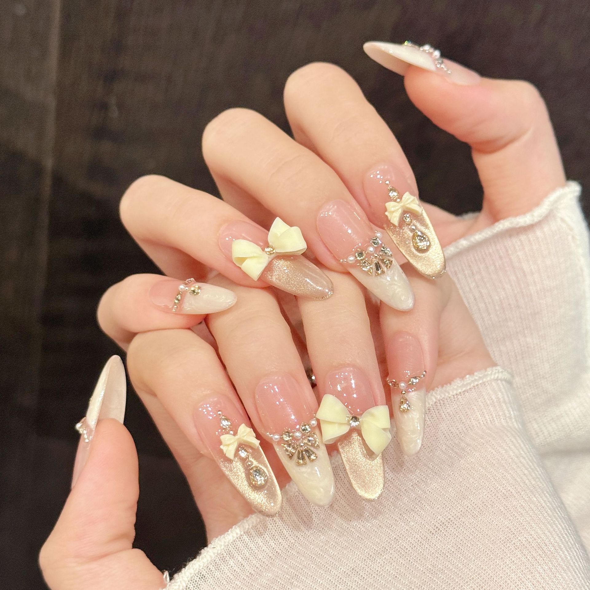3D Printing Nails - 10pcs Kuku Palsu Buatan Tangan Model