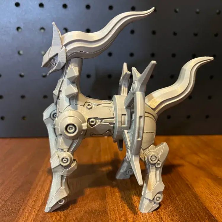 3D Printing Yourself - Model Gaya Mecha Arceus Mekanik Cetak