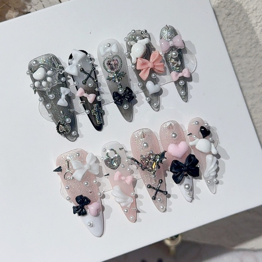 3D Printing Nails - Kuku Palsu Jirai Y2K Spice Girl