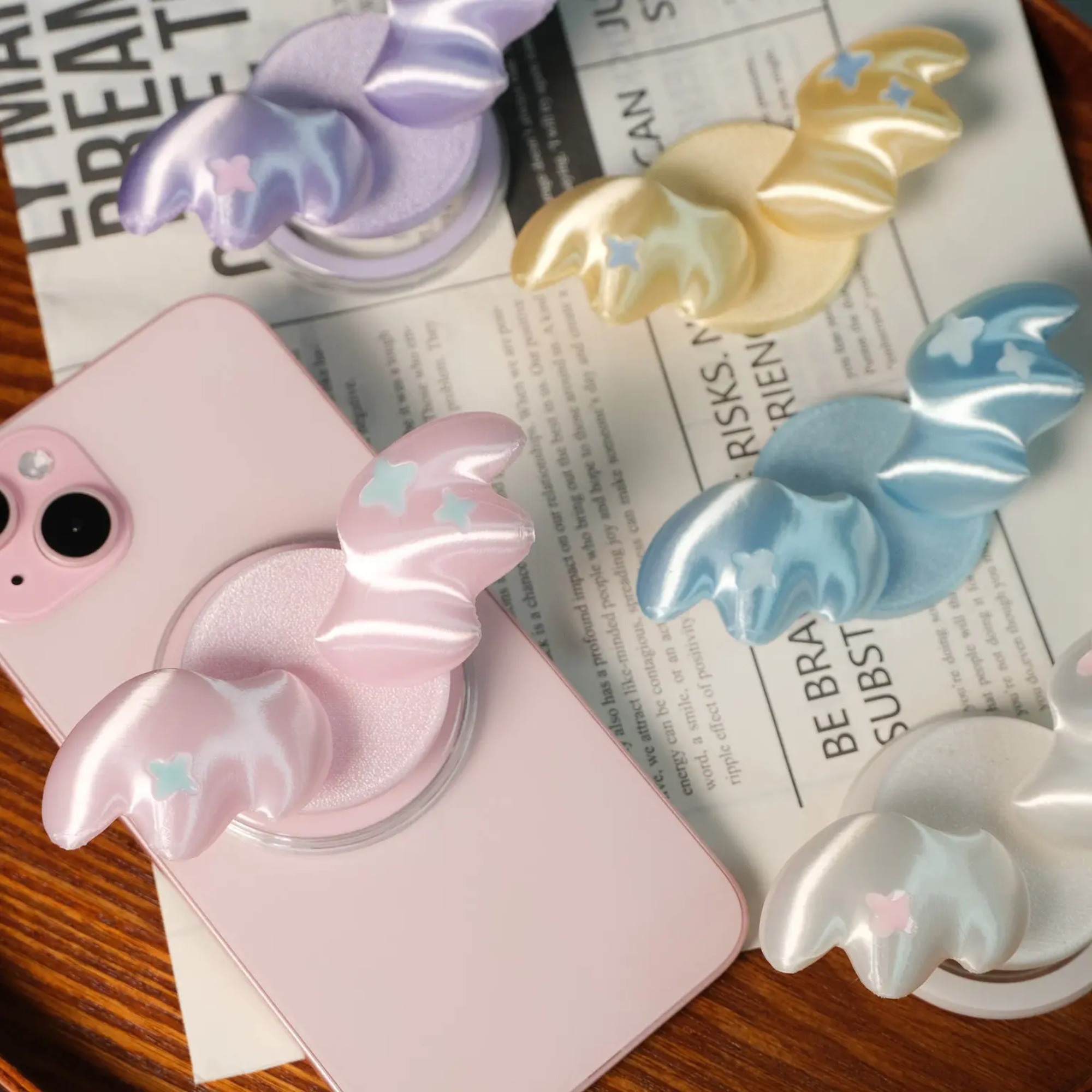 3D Printing Iphone - Penyangga Ponsel Custom Wing Mobile Phone