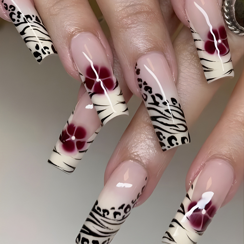 3D Printing Nails - 24pcs Kuku Palsu Y2K Sweet Cool