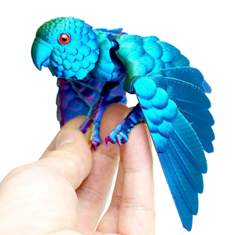 3D Printing Yourself - Simulasi Mata 3D Dicetak Model Burung