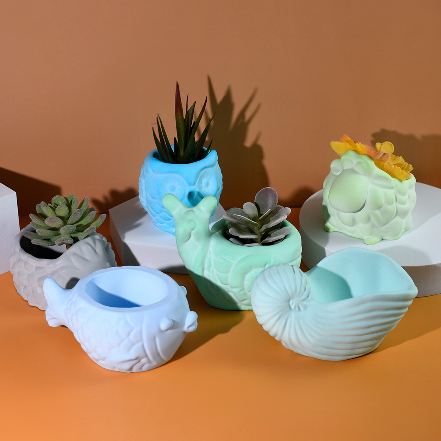 Cetakan Silikon Pot Bunga Hewa - 3D Printing Epoxy Resin ulasan dan harga