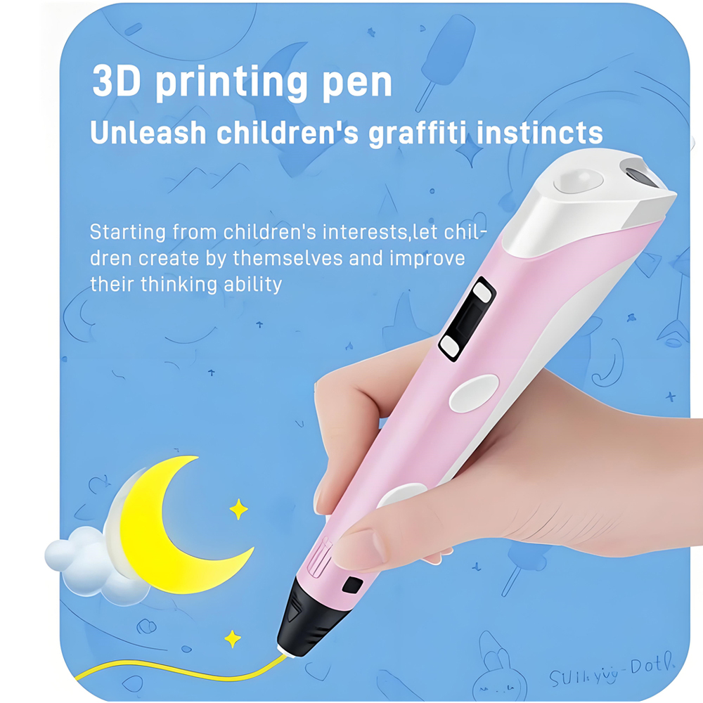 Pena 3D dengan Layar LCD Kompa - 3D Printing Pdf ulasan dan harga