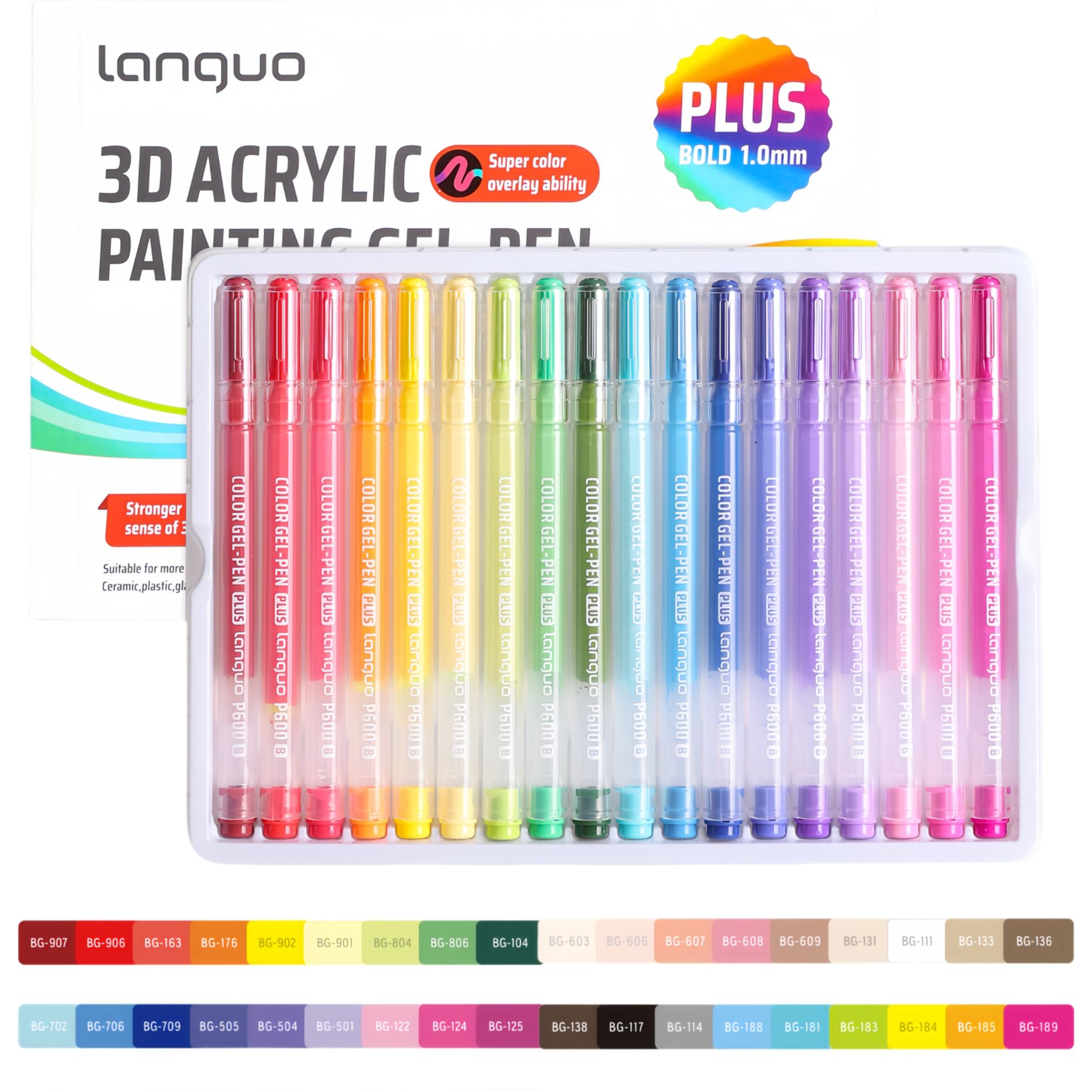 Set Spidol Akrilik Efek 3D 54  - 3D Printing Epoxy Resin ulasan dan harga