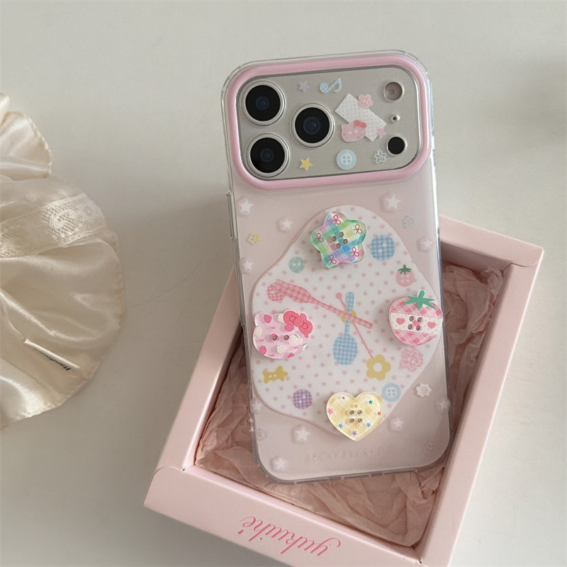 Casing HP Motif Stroberi Kawai - 3D Printing Iphone ulasan dan harga