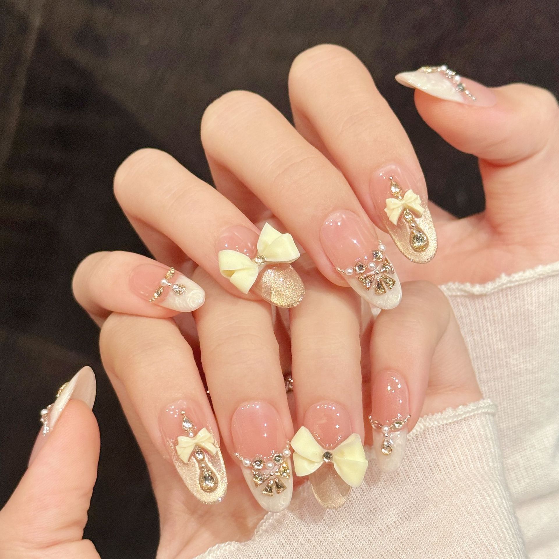 10pcs Kuku Palsu Buatan Tangan - 3D Printing Nails ulasan dan harga