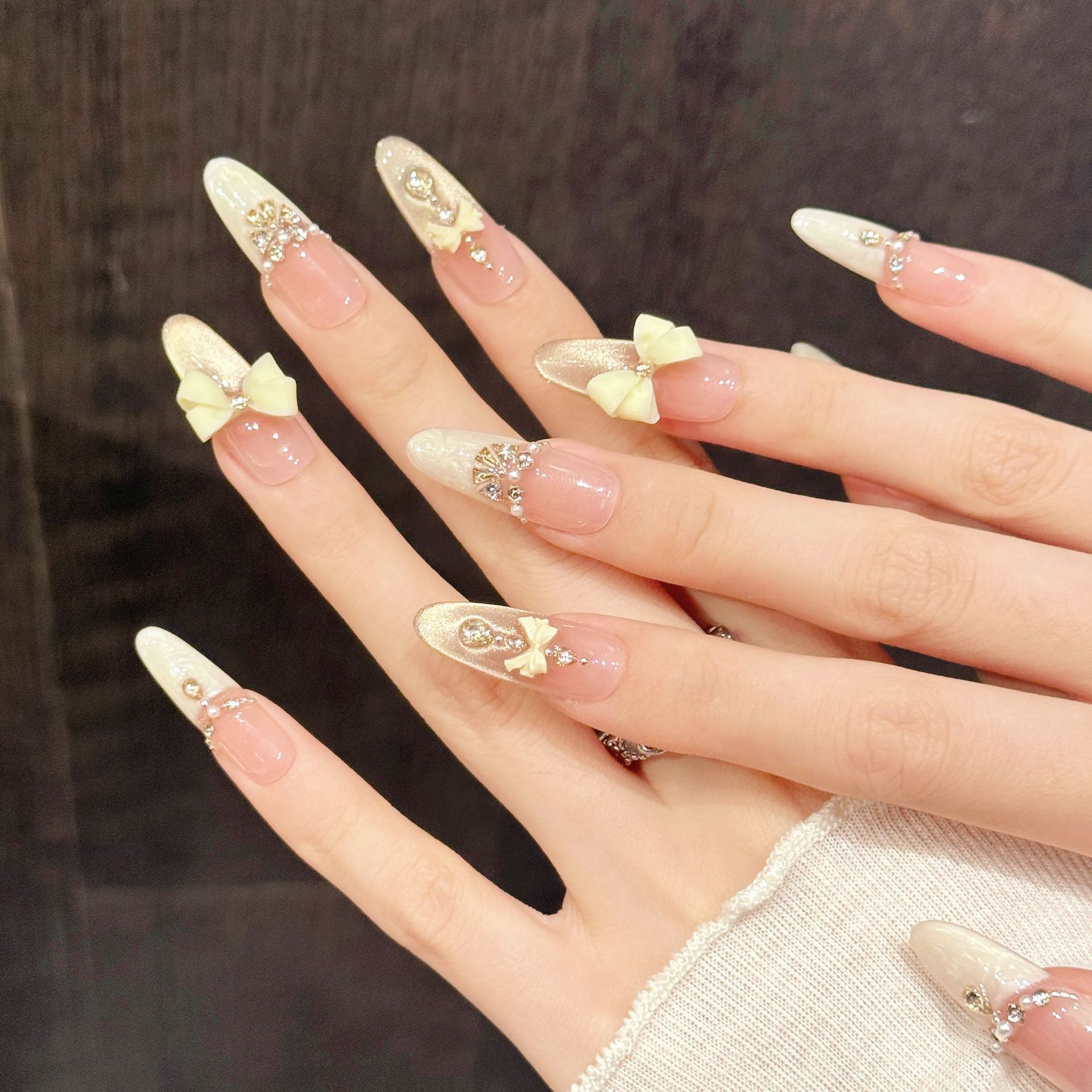 10pcs Kuku Palsu Buatan Tangan - 3D Printing Nails ulasan dan harga