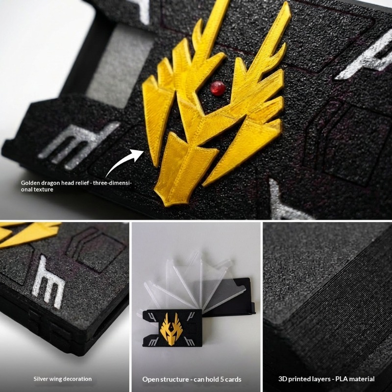 Kamen Rider Ryuki Tempat Kartu - 3D Printing Yourself ulasan dan harga
