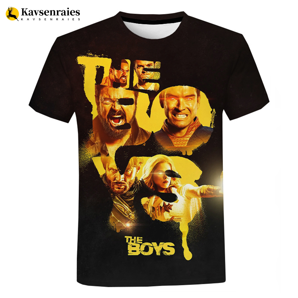 Kaus 3D Seri TV The Boys Musim - 3D Printing Online ulasan dan harga