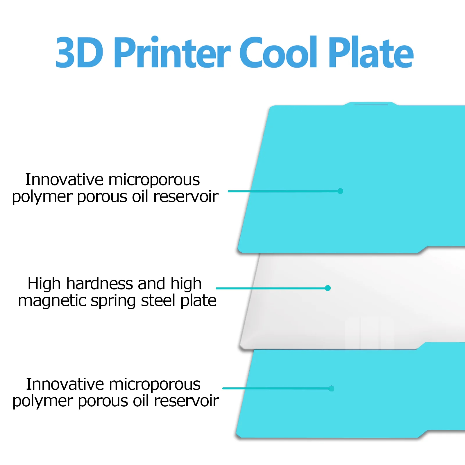 Glacier Cold Build Plate Untuk - 3D Printing Elegoo ulasan dan harga