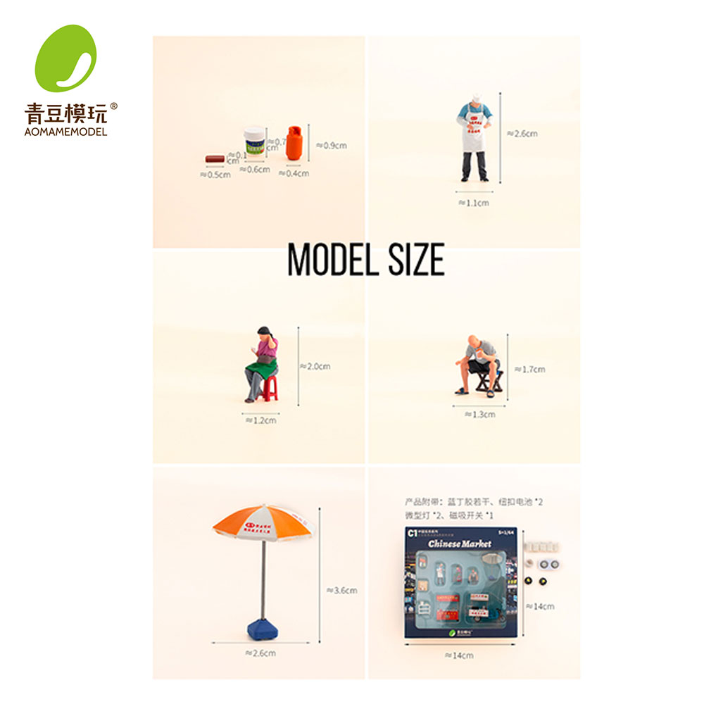 1/64 Model Kit Pasar Malam - M - 3D Printing Yourself ulasan dan harga
