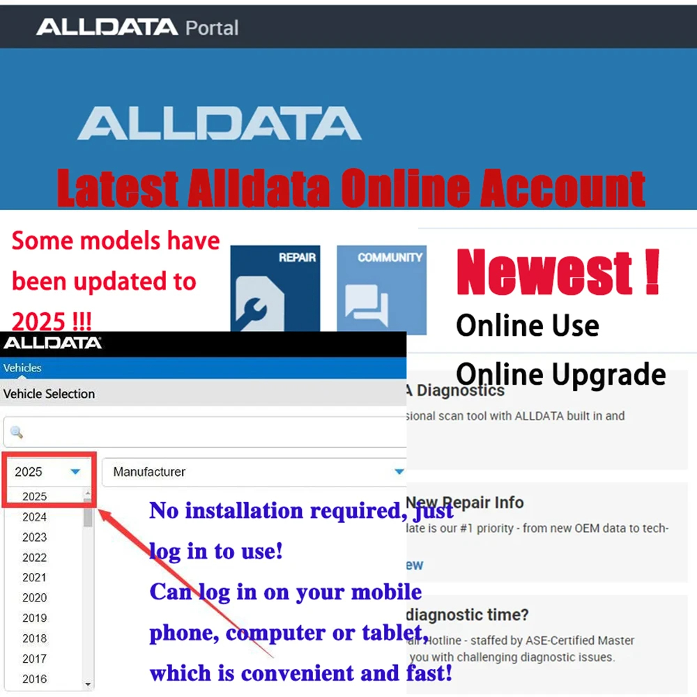 2027 Alldata CAR Data Perangka - 3D Printing Online ulasan dan harga