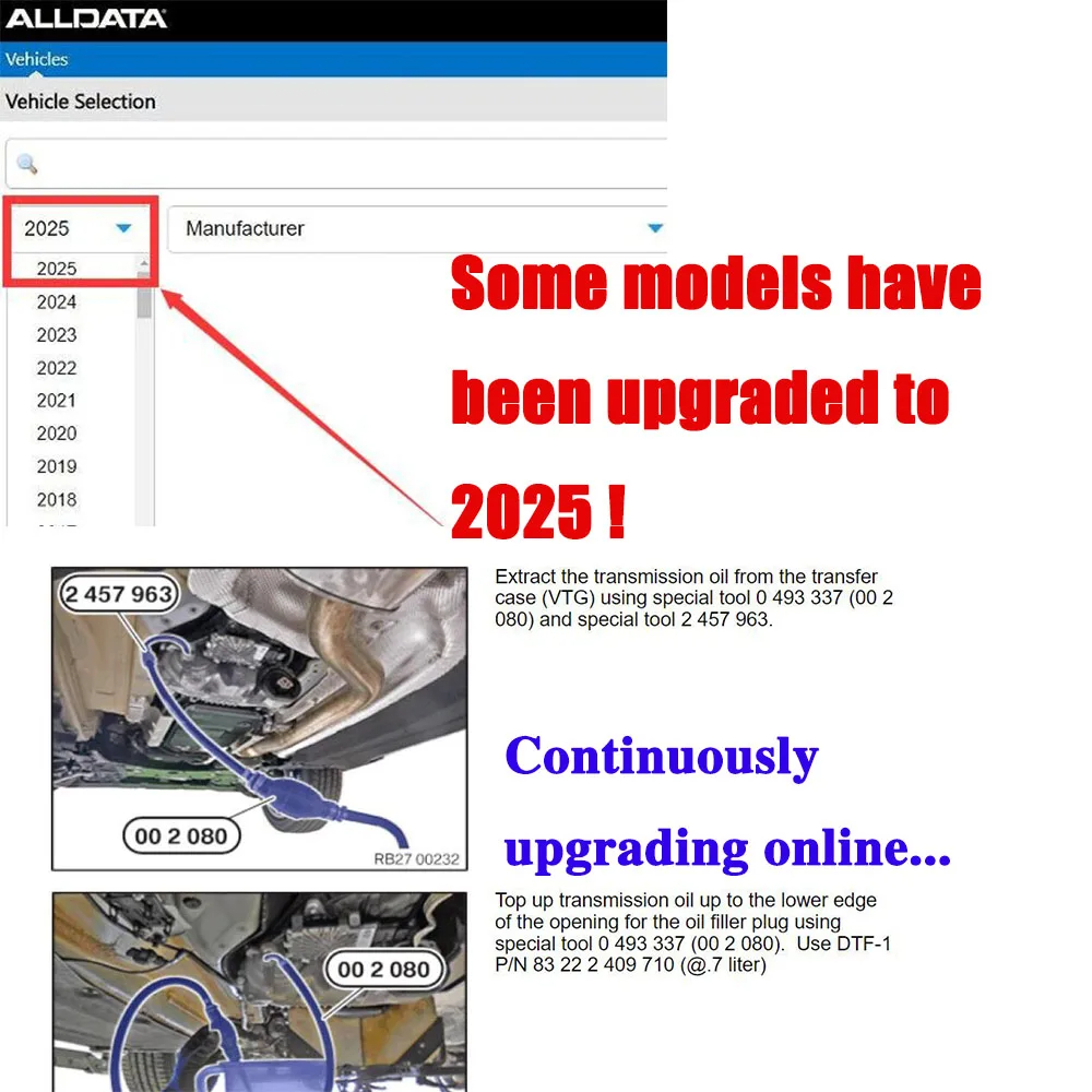 2027 Alldata CAR Data Perangka - 3D Printing Online ulasan dan harga