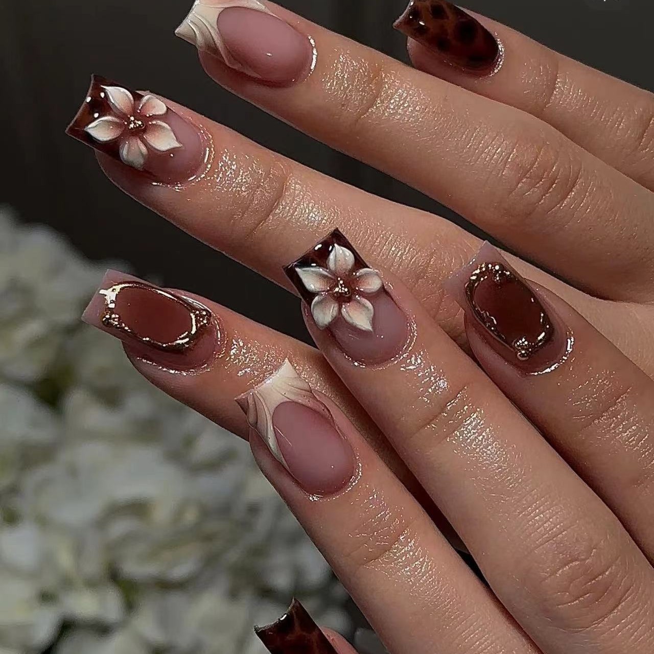 Kuku palsu pendek persegi untu - 3D Printing Nails ulasan dan harga